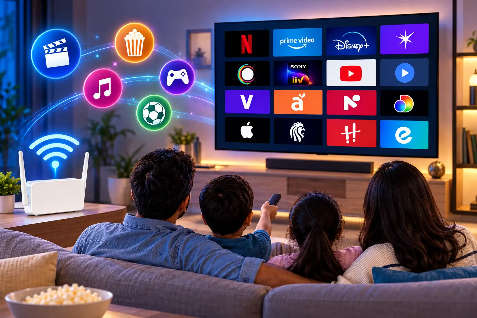Broadband + OTT Entertainment for Your Home