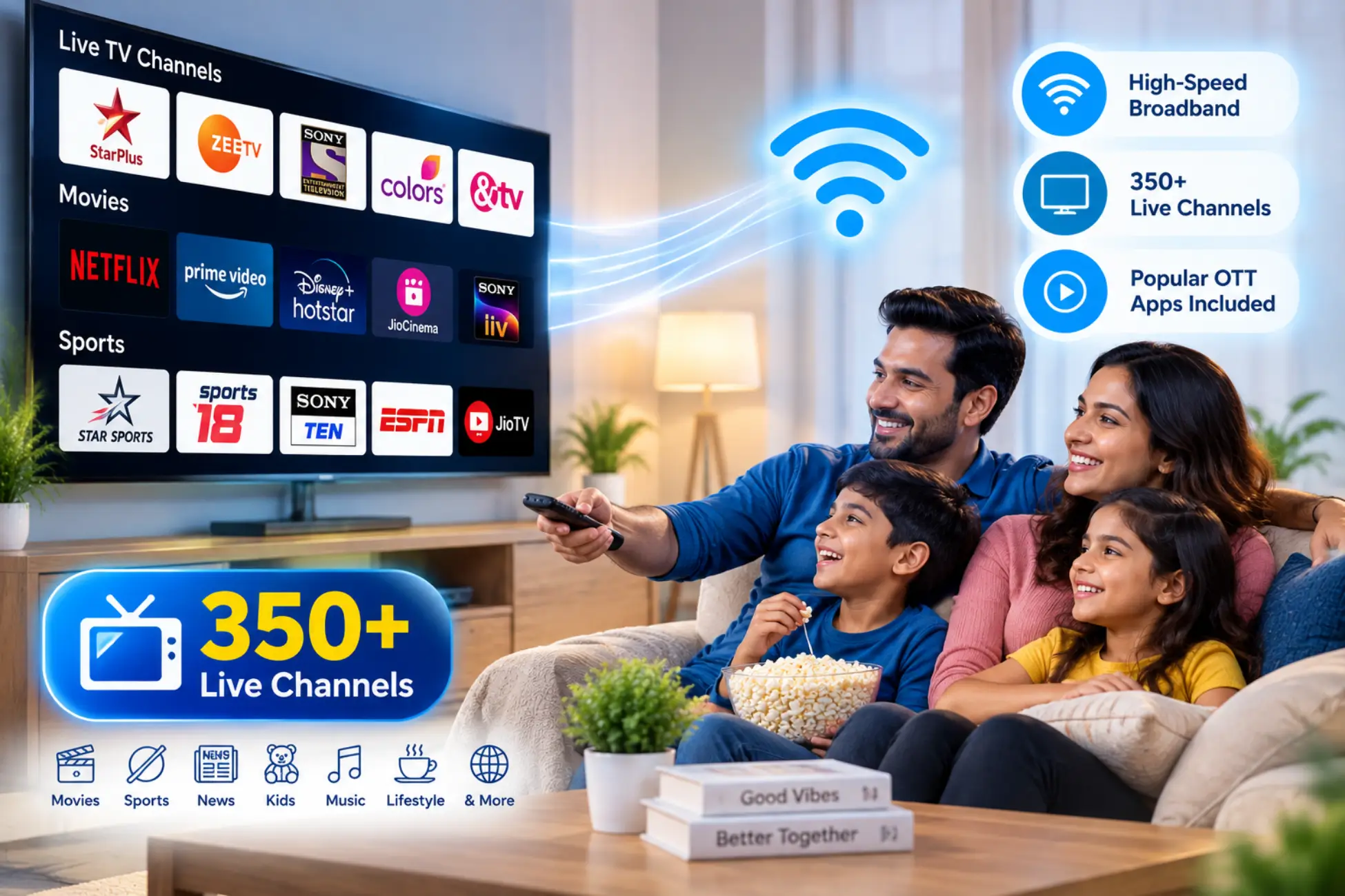 Explore Broadband + OTT Plans